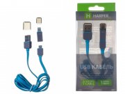 USB кабель Harper CCH-517 (microUSB, iPhone 5/6) 